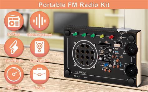 Amazon.com: DIY Radio FM Receiver Kit - MakerFocus FM Radio Kits Build Your Own Radio Soldering ...