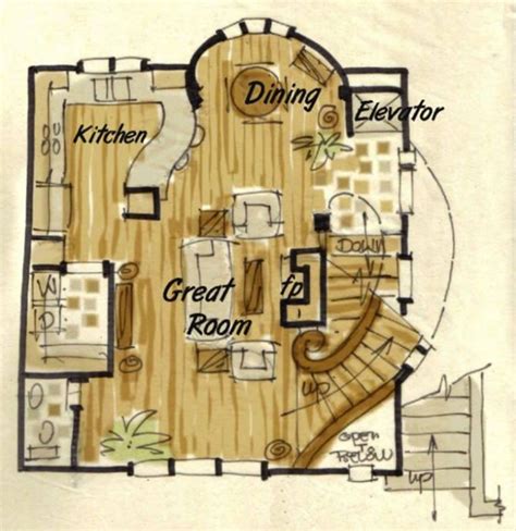 Hobbit house plan Unique house plans exclusive collection | Unique ...