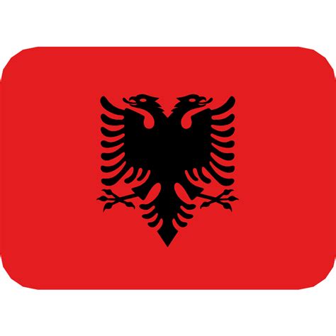 Flag For Flag Albania Vector SVG Icon - SVG Repo