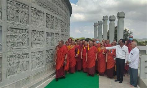 Buddhavanam charms Bhutanese monks