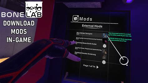 How To Download BONELAB MODS IN-GAME!!! - YouTube