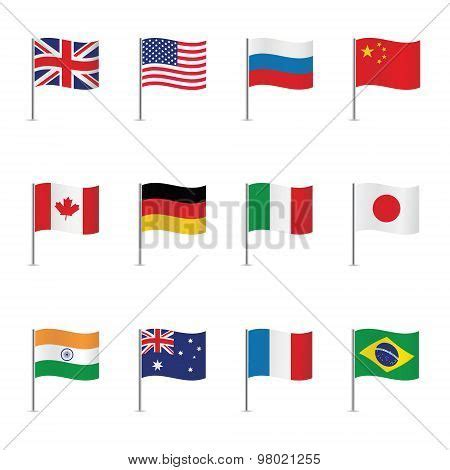 World Flags. Vector Vector & Photo (Free Trial) | Bigstock