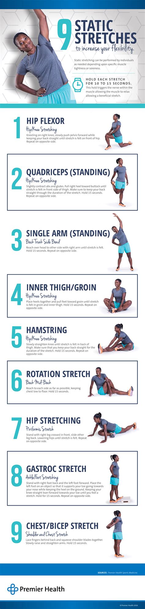 9 Static Stretches to Increase Your Flexibility | Premier Health