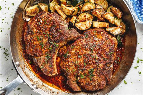 Easy Cajun Pork Chops Recipe with Zucchini – Pork Chops Recipe — Eatwell101