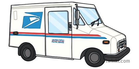 Usps Truck Clip Art