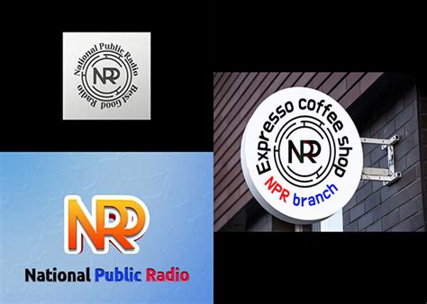 NPR text logo design on Behance