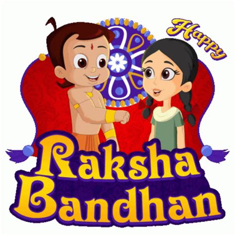 Happy Raksha Bandhan Shivani Sticker - Happy Raksha Bandhan Shivani Chhota Bheem - Discover in ...