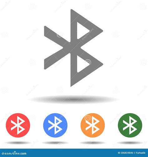 Bluetooth Icon Vector Logo with a Isolated Background Editorial Photo - Illustration of concave ...