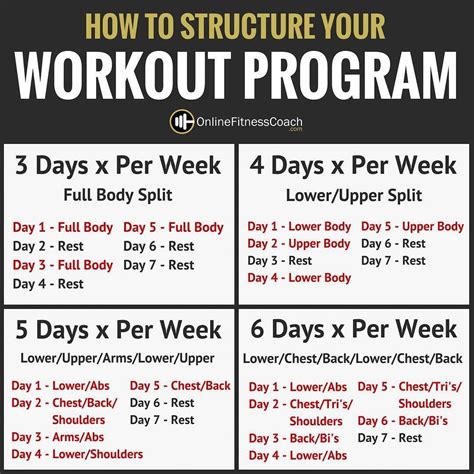 Popular Fitness Routines | Workout programs, Body workout plan, Full body workout