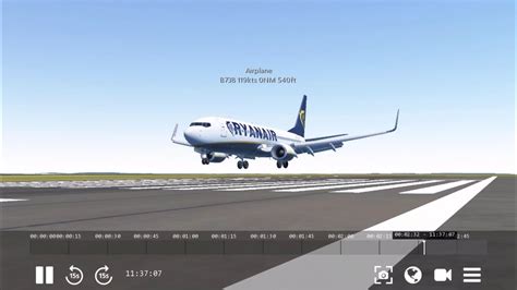 Ryanair landing - YouTube