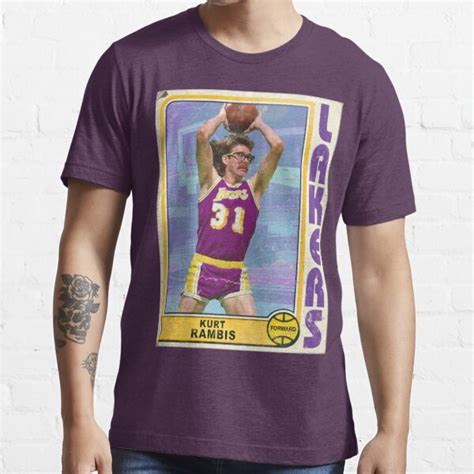 "Retro Kurt Rambis Trading Card" T-shirt for Sale by acquiesce13 | Redbubble | kurt rambis t ...