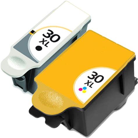 Kodak 30XL (Compatible) High Yield Black & Color Ink Cartridges (2-pack)