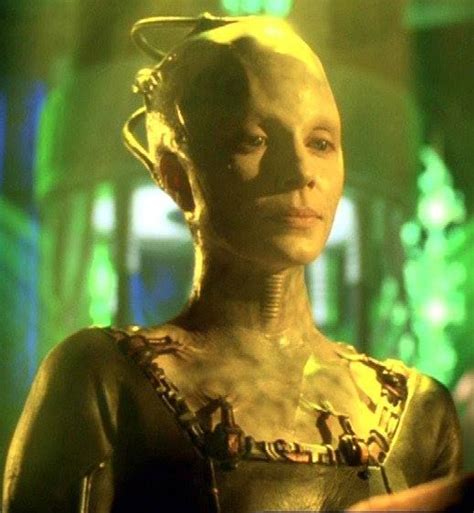 ~ Actress Susanna Thompson portrays the Borg Queen in Star Trek Voyager ...