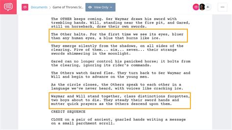 Game of Thrones Script PDF Download & Analysis