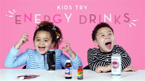 Kids Try Energy Drinks | Kids Try | HiHo Kids - YouTube