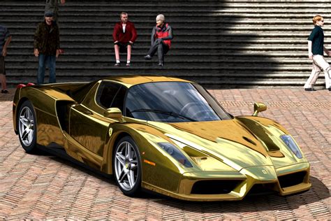 Ferrari Enzo Gold chrome | Gran Turismo 5 | adai chang | Flickr