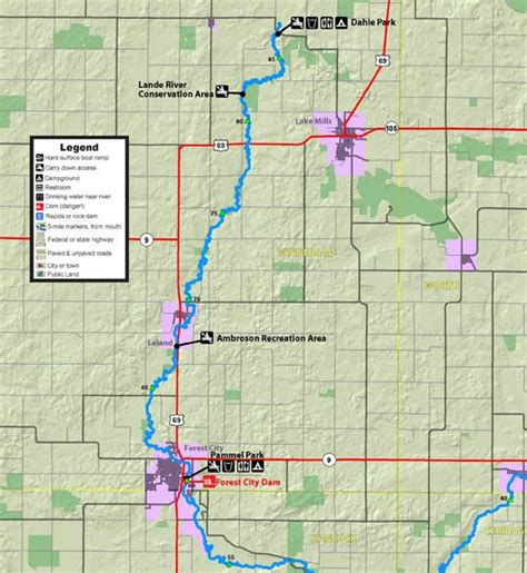 Winnebago River Water Trail - Conservation - Winnebago County, Iowa