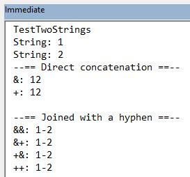 Concatenating Strings in VBA: Plus (+) vs. Ampersand (&)