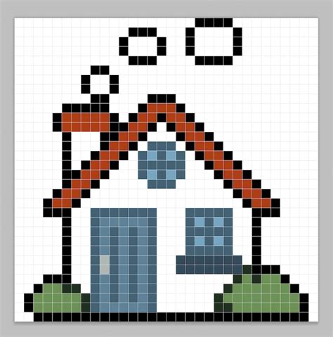 How to Make a Pixel Art House - Mega Voxels