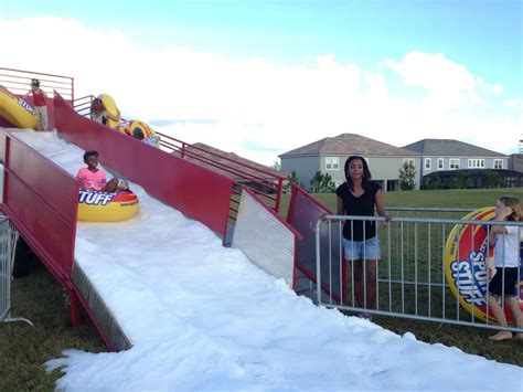 Snow Slide Rental Orlando, Orlando snow slide, Real Snow Slide for Rent