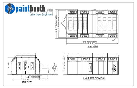 Full Down Draft Paint Booth - Paintbooth.com