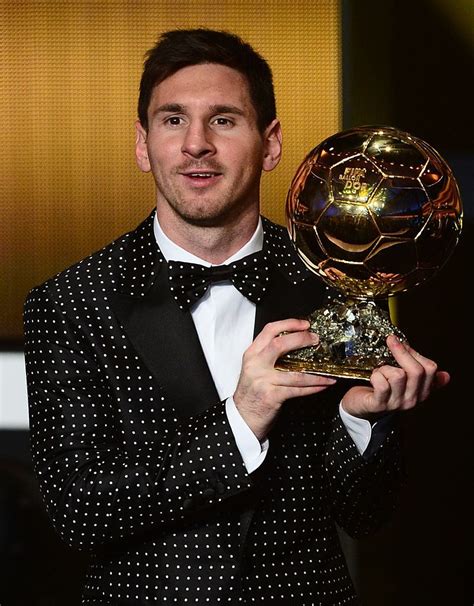 FIFA Ballon d'Or award winner Barcelona's Argentinian forward Lionel ...