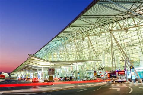 Guangzhou Baiyun International Airport Terminal 1 in China Editorial ...