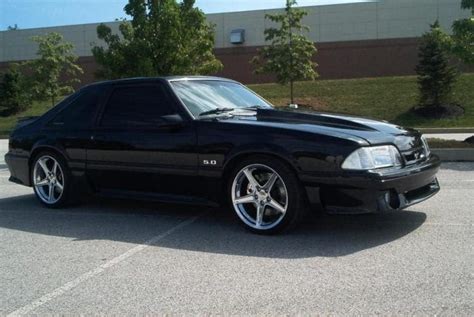 Black 1993 Ford Mustang