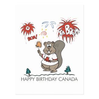 Happy Birthday Canada Postcards | Zazzle