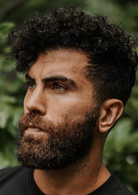 10 Stunning Curly Hair And Beard Combinations - Mens Hairstyle 2020