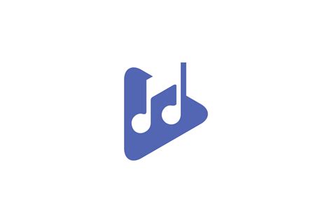 Play Music Video Media Player App Button Icon Logo Design Vector ...