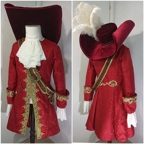 Captain James Hook Disney Costume Adult - Etsy