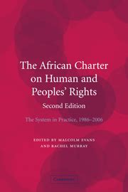 African charter human and peoples rights system practice 19862006 2nd ...