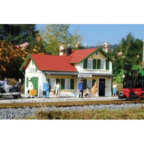 PIKO G SCALE MODEL TRAIN BUILDINGS - MUHLDORF STATION - 62029