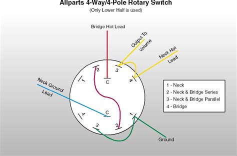 4 Pole 3 Position Rotary Switch Wiring Diagram - Wiring Diagram