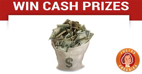 Enter to Win a Cash Prize - Julie's Freebies