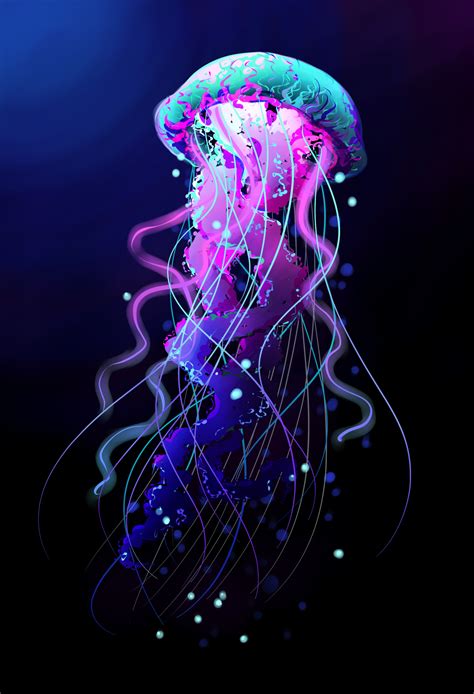 LOLLIBEEPOP | Jellyfish painting, Jellyfish art, Jellyfish drawing