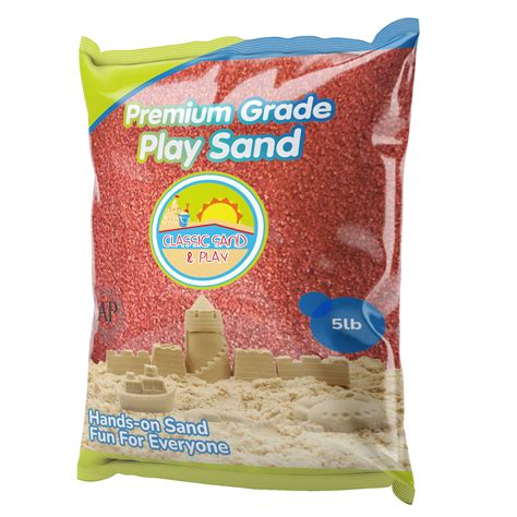 Classic Sand & Play Orange Colored Play Sand, 5 lb. Bag, Natural and Non-Toxic - Walmart.com