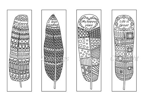 Printable Bookmarks To Color