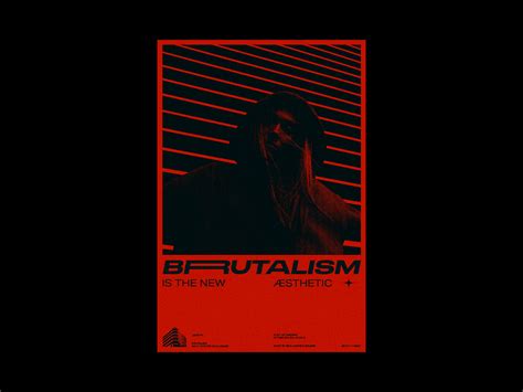 BRUTALISM - DAILY POSTER DESIGN #16 by Louis LSPN on Dribbble