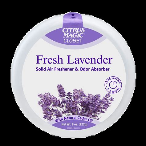 Citrus Magic For Closets Odor Absorbing Solid Air Freshener, Fresh Lavender