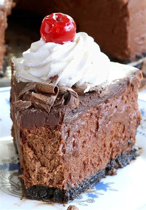 Triple Chocolate Cheesecake - Cakescottage