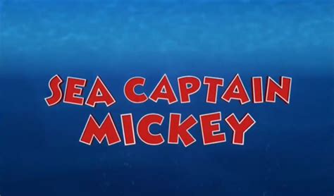 Sea Captain Mickey - Disney Wiki