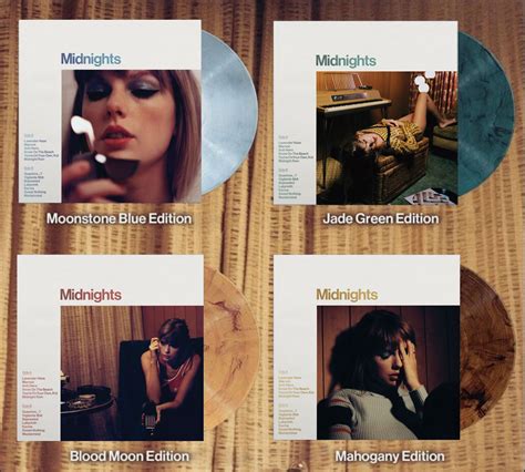 Taylor Swift: Midnights Vinyl LP Collection (All 4 Variants) – Collide Records