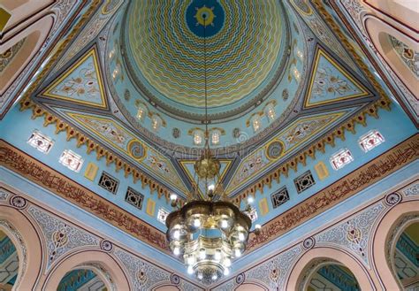 Interior of the Dome in the Jumeirah Mosque Open To Visitors in Dubai Editorial Stock Image ...