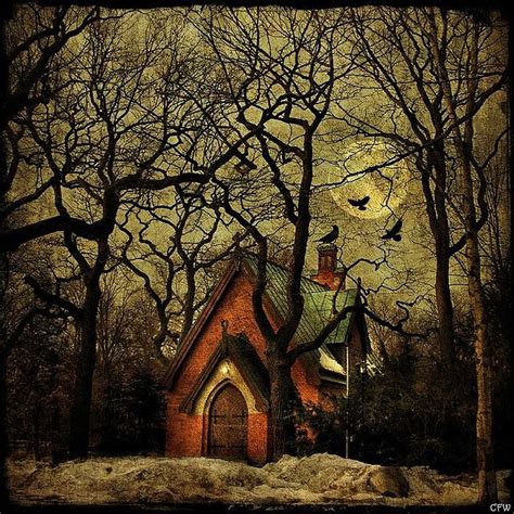 Deep in the Woods | Halloween art, Halloween prints, Halloween painting