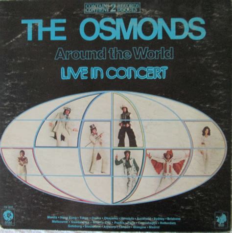 The Osmonds - Around The World - Live In Concert (1975, Gatefold, Vinyl) | Discogs