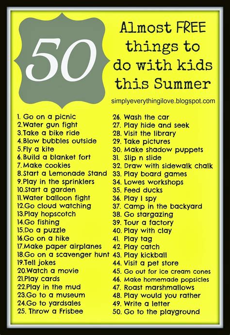 Pin by The Everything Tribe on Kids | Summer fun for kids, Summer activities for kids, Summer kids