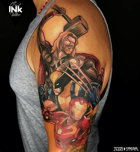 Arriba 100+ Foto Tatuajes De Thor Dios Del Trueno Mirada Tensa