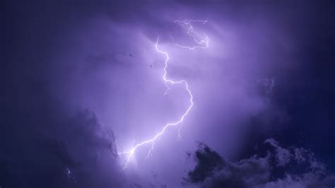 Purple Lightning Wallpaper - iPhone, Android & Desktop Backgrounds